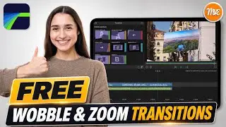 Free Native LumaFusion Transitions Pack - Wobble & Zoom, Review and Tutorial. 