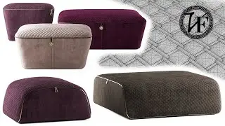 №205. Modeling Sofa " Vittoriafrigerio Cini Dosi " Autodesk 3ds Max & marvelous designer