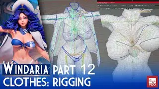 Windaria Project Part 12 - Clothes: Rigging