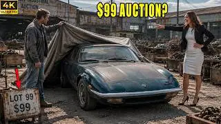 The CEO Mocked The Single Dad’s $99 Auction Lot—Then The Secret Under The Tarp Stunned Everyone