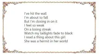 Buffalo Tom - Taillights Fade Lyrics