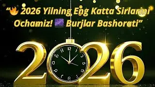 2026 yil uchun Yulduzlar Bashorati✨️✨️✨️