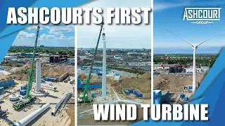 New wind turbine delivered and installed at Hull Depot