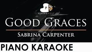 Sabrina Carpenter - Good Graces - Piano Karaoke Instrumental Cover with Lyrics