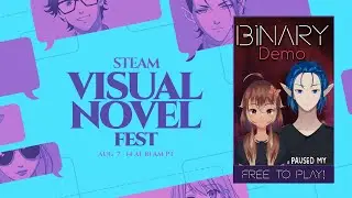 Demo is OUT!  #unity #live2d #visualnovel #vtuber