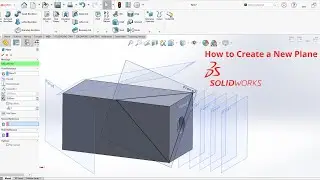 How to Create a New Plane in SolidWorks - SolidWorks Tutorial
