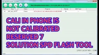 Cali in phone is not calibrated reserved 7 Solution (F101K)