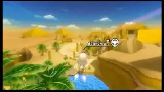 Dry Dry Ruins 2m 14s Time Trial with shortcuts MK Wii