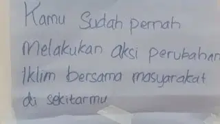 Diskusi Anak Muda Flores Lembata tentang Perubahan Iklim