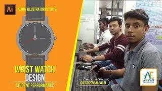 Adobe Illustrator CC 2019 Wrist Watch Design…