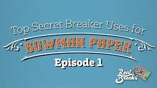 Top Secret Breaker Uses for Bowman Paper - Episode 1: Shaving with 2019 Bowman Draft