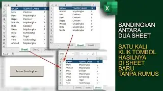Comparing Between Two Worksheets and Results in New