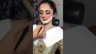 step by step bridal Makeup Tutorial 🔥💯🤩 #shorts #makeup #makeuptutorial #learningwithnk #viral