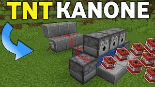 Minecraft TNT Kanone bauen einfach | Minecraft Tutorial