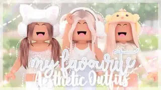 MY FAVORITE AESTHETIC ROBLOX OUTFITS! codes and Links. outfits. iirees