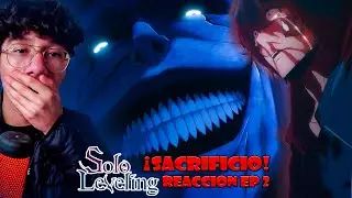 EL SACRIFICIO!!😱SOLO LEVELING CAP 02 | REACCIÓN