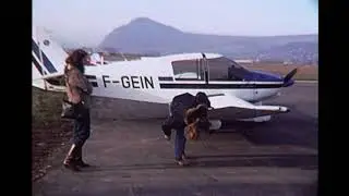 A flight from Annecy, France 1980