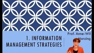 Literature review 1 - Information management strategies