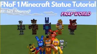 5 Statues! | FNaF 1 Minecraft Statue Tutorials (FNaF World)
