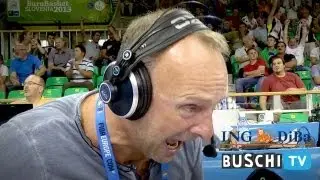Buschi rastet aus: Buschfeuer auf der Tribüne bei Deutschland - Frankreich!
