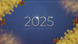 Happy new year 2025 | New year motion graphics | New year animation | After effects tutorials