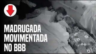 Carla e Arthur empolgados no edredom; Thaís triste com Fiuk