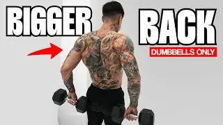 10 Min Complete Back Workout Dumbbells ONLY (Follow Along)