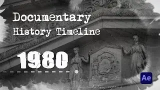 History Timeline Tempale After Effects