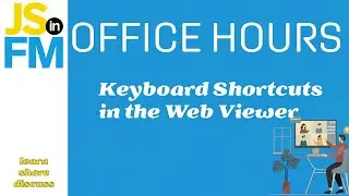 Keyboard Shortcuts in the Web Viewer