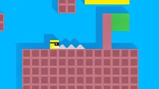 Estoy intentando recrear Geometry Dash en Fancade ☺️