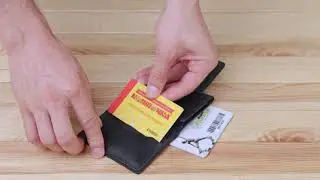 Обзор кожаной визитницы GRANDE PELLE 11338