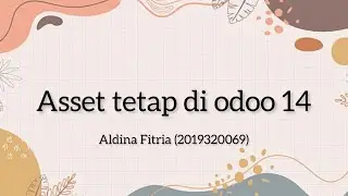 Fixed Asset - Odoo 14