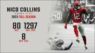 Nico Collins Full Season Replay: Every Target, Catch, and Run in the 2023 NFL Season