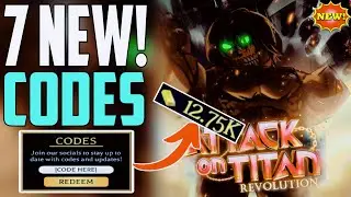 NEW*CODES⚠️ATTACK ON TITAN REVOLUTION ROBLOX CODES 2024