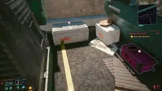 Cyberpunk 2077--backpacker crafting spec second location