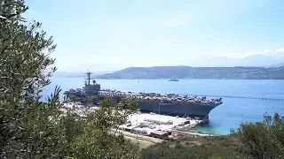 USS George H.W. Bush Arrives In Souda Bay