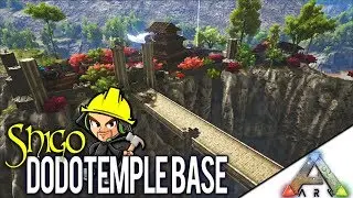 Shigo Islands Dodo Temple Base | Ark Base Designs | Japanese Style Pagoda Base w/ Eco Stables Mod