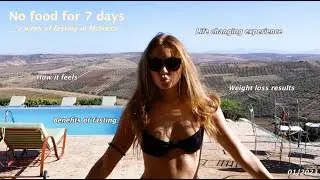 I didn't eat for 7 days and this is what happened 💛 Week of Hydric fasting results