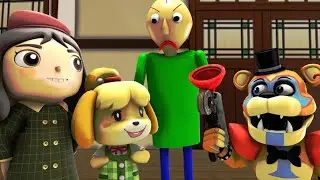 [FNAF SFM] Baldi Animal Crossing FNAF School of Animatronics