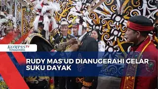 Rudy Mas’ud Dianugerahi Gelar Suku Dayak