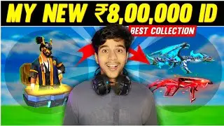 My New ₹8,00,000 ID Collection 😱🔥- Gaming with Raahim