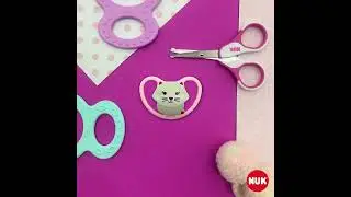 NUK SPACE Соска-пустышка из силикона, модель КОШКА, размер 1 (1)
