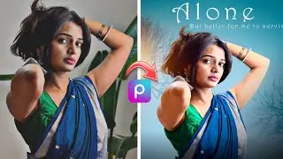 PicsArt alone photo editing ll girl photo editing pose 