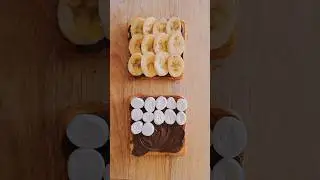 Banana Marshmallow Nutella sandwich