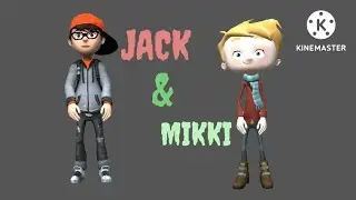 Cartoon jack and mikki ( school to home jack with music ) with a voice..