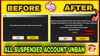 ID UNBAN AFTER UPDATE 🔴 JUNE 🔴 ALL FREE FIRE ID UNBAN ⚡ LIVE FF ID UNBAN ⚡ 100% NEW WORKING TRICK 🤩