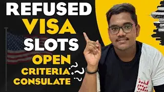 Refused Visa Slots Opened !? | Embassy Update | తెలుగు