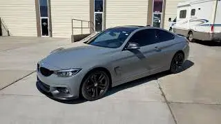 Bmw wrapped in Gloss Dark Grey / Nardo grey