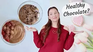 Valentine's Day Inspired Healthy, WFPB Chocolate Pudding! (Tofu Chocolate Mousse Recipe!)