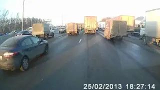 МКАД, Без проишествий